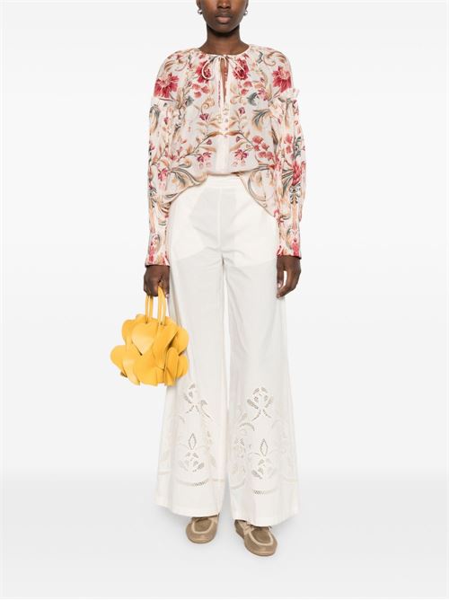 Floral print shirt FARM RIO | 345086SNAKESCARVESBLACK26097